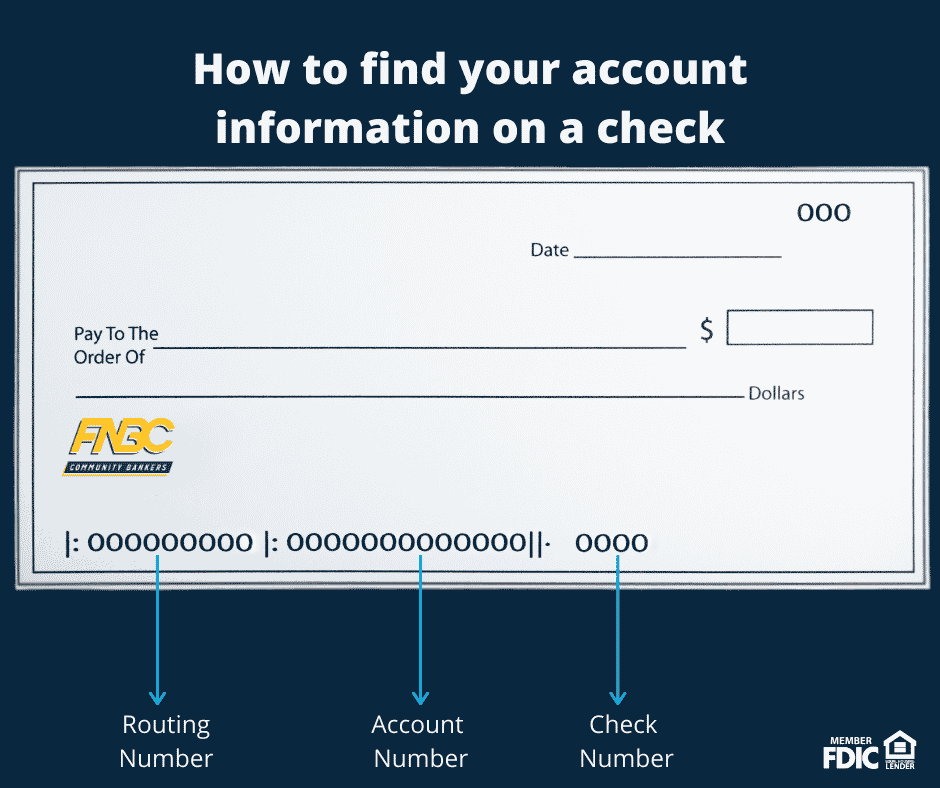 what is account number and routing number on a check