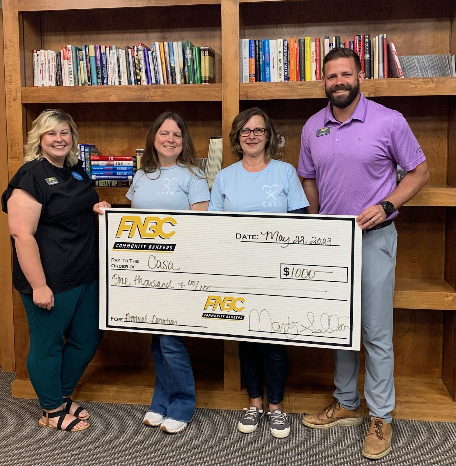 FNBC Donates To Gateway CASA FNBC FNBC Donates To Gateway CASA FNBC