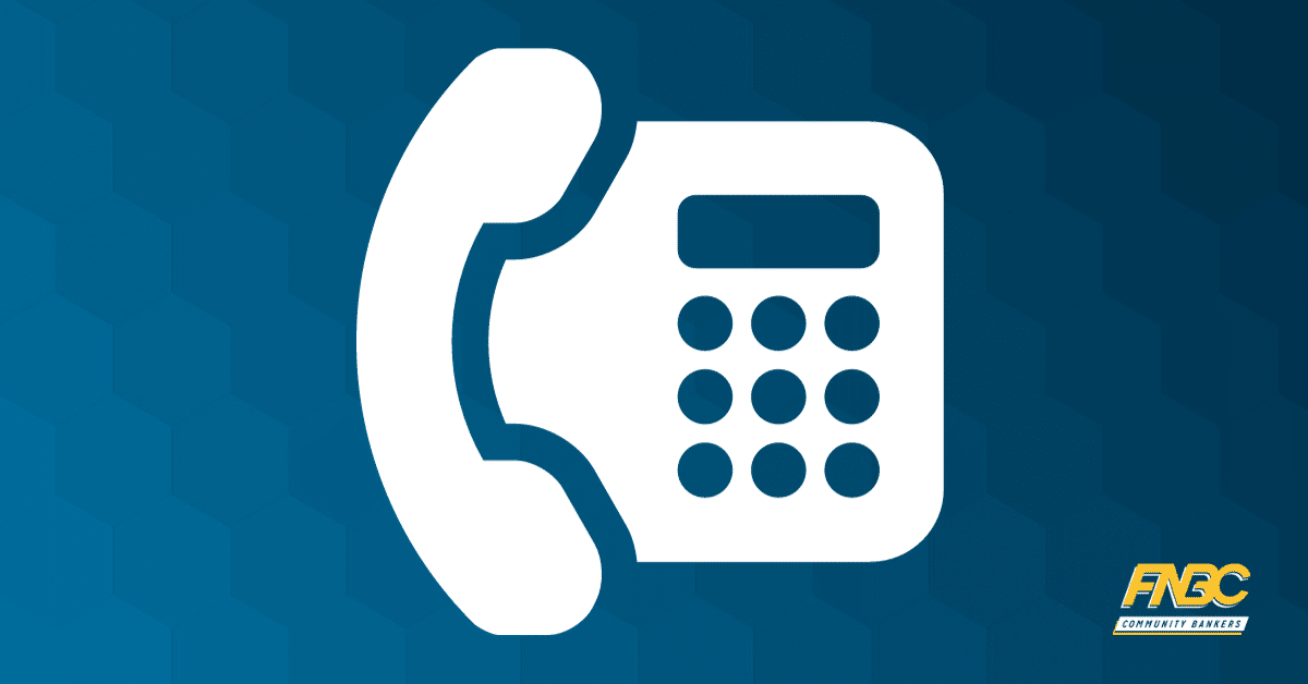 New Dialing Procedure For Customers With Ar Area Code 870 Fnbc 8611
